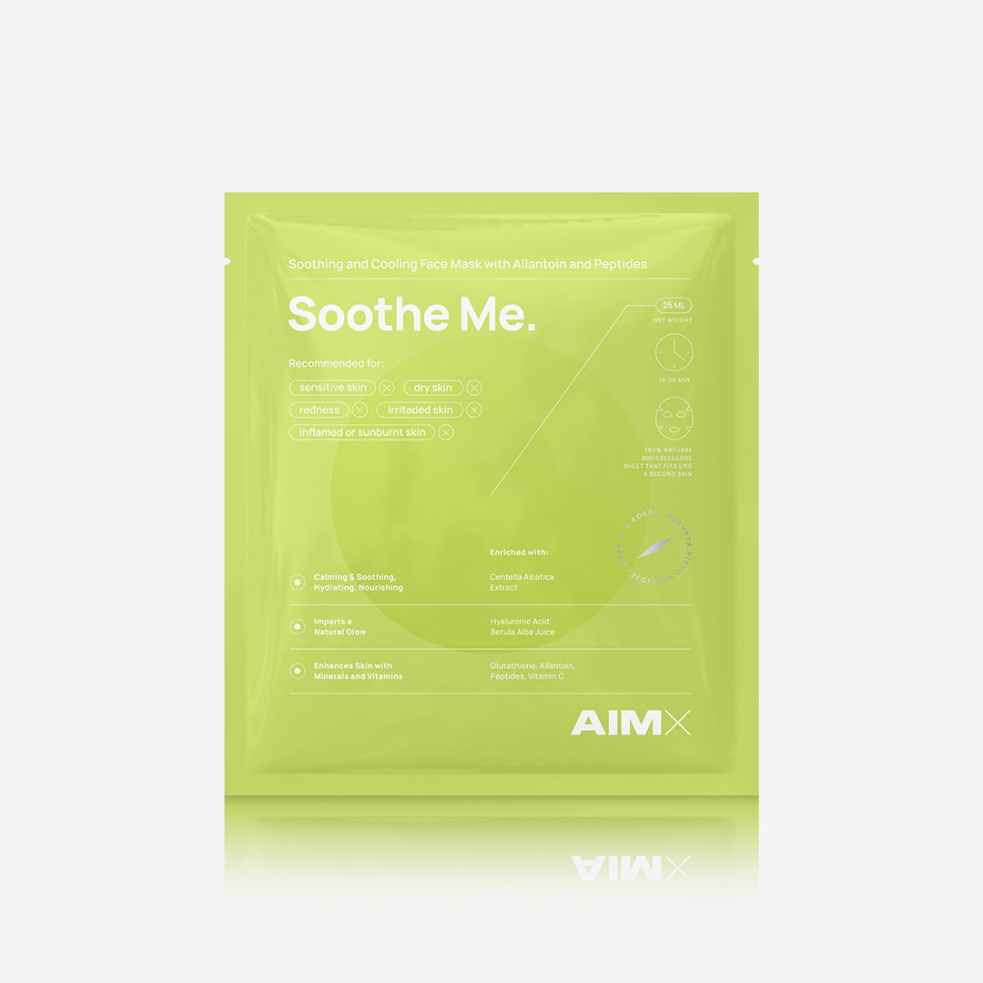 Soothing sheet mask with peptides "Soothe Me" AIMX