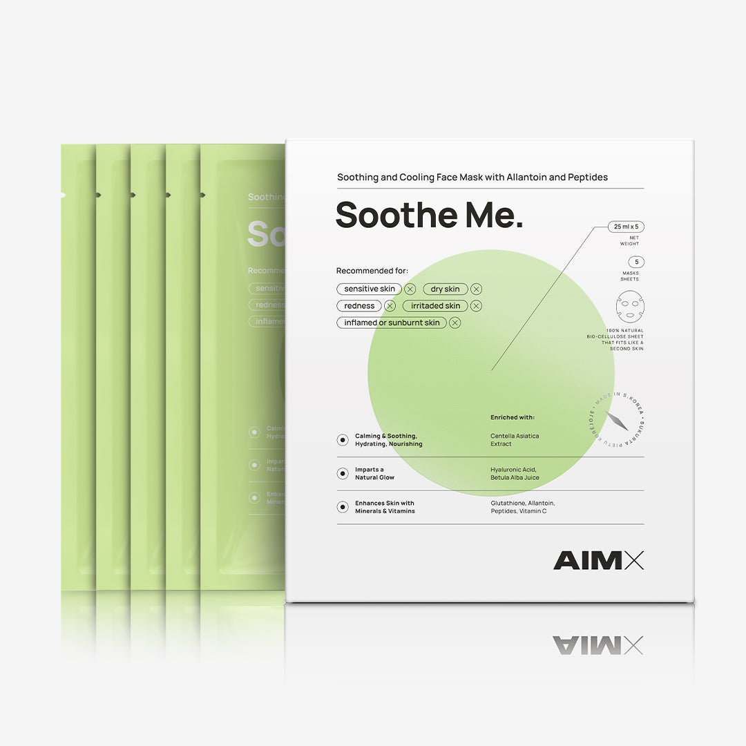 Soothing sheet mask with peptides &quot;Soothe Me&quot; AIMX